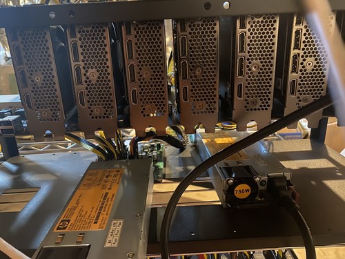 Cryptocurrency mining rig - mining, 4-8